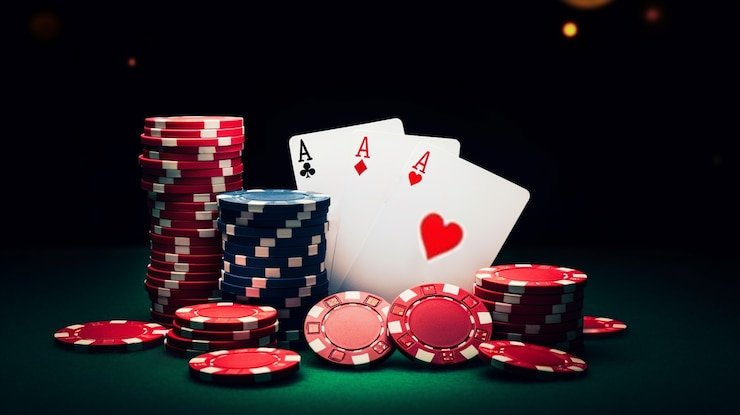 Meja Blackjack live-dealer di studio rrtoto dengan dealer profesional